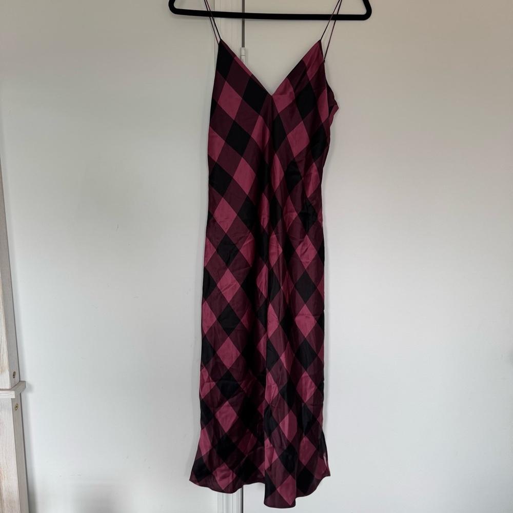 Cami NYC Checkered Maxi Dress